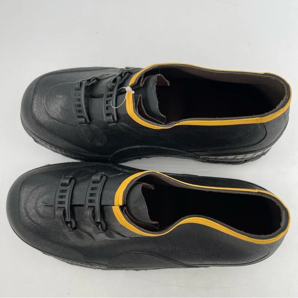 NEW! LaCrosse Men’s Black ZXT rubber overboots - Size 6